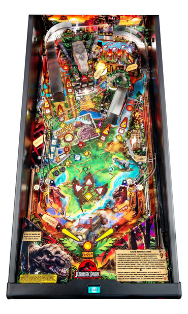 Spielfeld vom Jurassic Park Pin