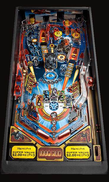 Spielfeld vom Iron Man Pro
