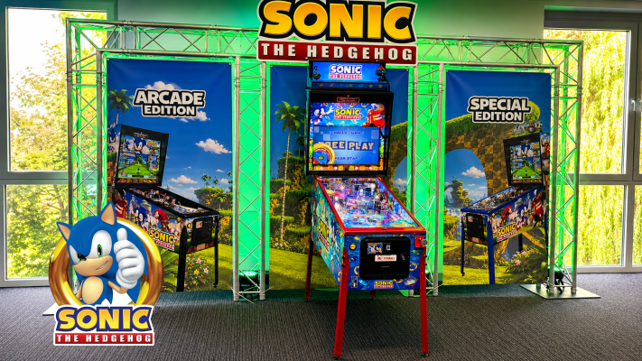 Jetzt live bei uns im Showroom: Sonic the Hedgehog von Jersey Jack Pinball! - Jetzt live bei uns im Showroom: Sonic the Hedgehog von Jersey Jack Pinball!
