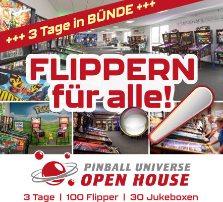 Drei Tage voller Flipper, Musik und Retro-Atmosphäre - 