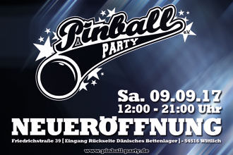 Neueröffnung bei Pinball Party e.V. - Neueröffnung bei Pinball Party e.V. in Wittlich