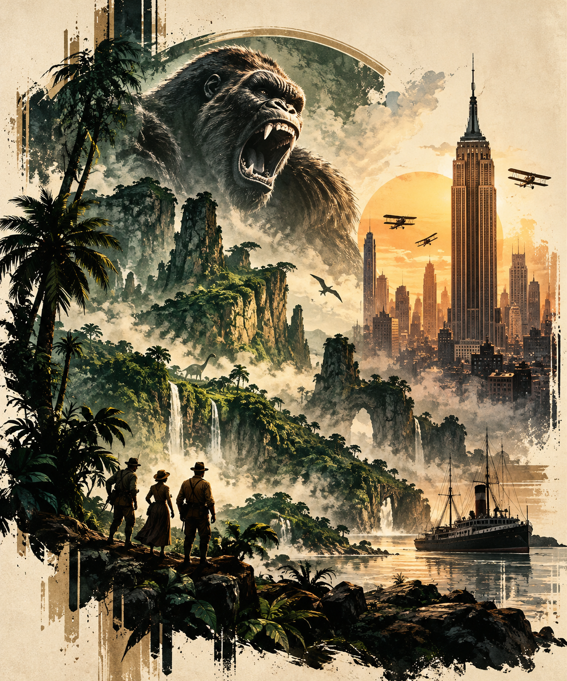 King Kong, zwischen Dschungel und Neuzeit