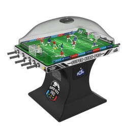 Super Kixx Pro - Fußball Kicker Tisch (Team Rot vs. Blau)