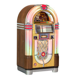 Rock-Ola CD Bubbler Jukebox Walnuss