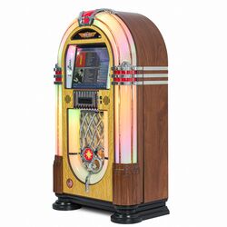Rock-Ola Bubbler Jukebox Digital Music Center (Walnuss)