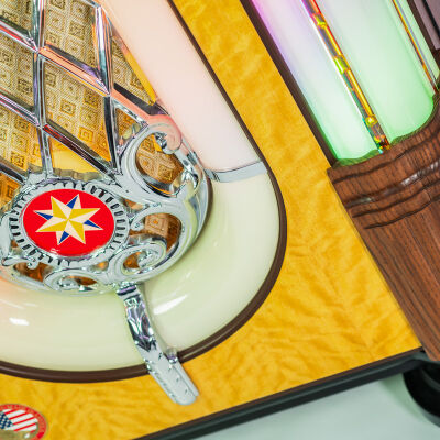 Rock-Ola Bubbler Jukebox Digital Music Center (Walnuss)