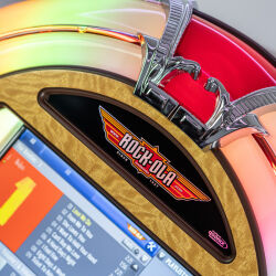 Rock-Ola Bubbler Jukebox Digital Music Center (Walnuss)