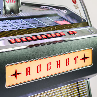 Rocket Vinyl Jukebox "Graphite"