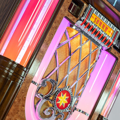 SL45 Vinyl Jukebox "Dark Oak"