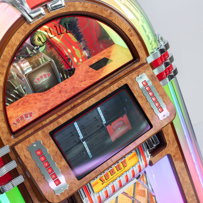 SL45 Vinyl Jukebox "Brown Sapele"