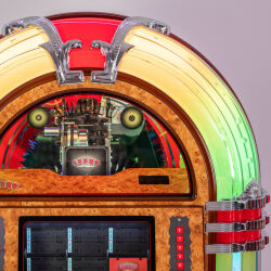 SL45 Vinyl Jukebox "Brown Sapele"