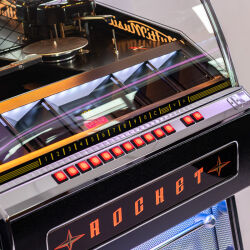 Rocket LP Jukebox "Black Ash"