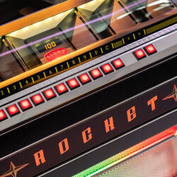 Rocket LP Jukebox "Black Ash"