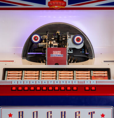 Rock Britannia Rocket Vinyl Jukebox