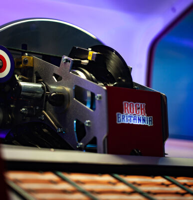 Rock Britannia Rocket Vinyl Jukebox