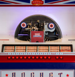 Rock Britannia Rocket Vinyl Jukebox