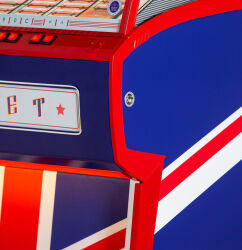 Rock Britannia Rocket Vinyl Jukebox