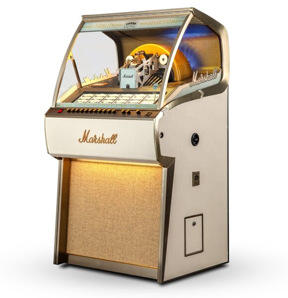 Marshall Rocket Vinyl Jukebox - Cream Edition